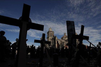 En estos meses la violencia en México ha aumentado en todo el país.-REBECCA BLACKWELL / AP