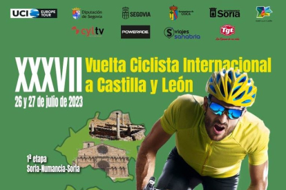 Cartel anunciador de la Vuelta a Castilla y León. HDS