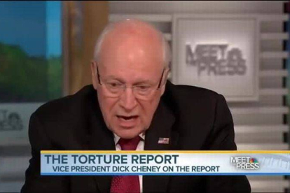 Cheney, durante la entrevista en la NBC.-