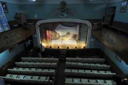 La sala de teatro de Navaleno es una de las más singulares de la provincia.-A. M.