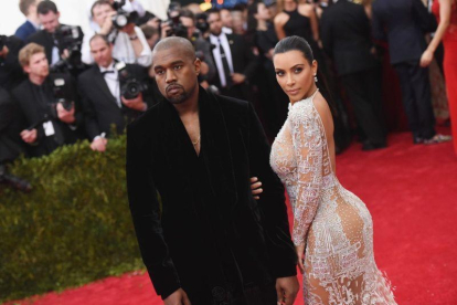 Kanye West  y Kim Kardashian.-GETTY IMAGES NORTH AMERICA