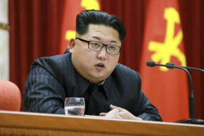El presidente de Corea del Norte Kim Jong-un.-EFE / RODONG SINMUN