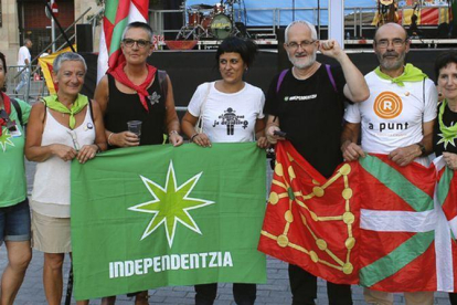 Manifestación de la CUP el día de la Diada.-ATLAS