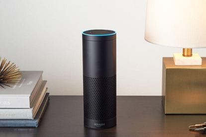 El Amazon Echo, asistente que integra Alexa.-