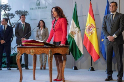 La consejera de Igualdad de Andalucía, Rocío Ruiz.-JULIO MUÑOZ (EFE)