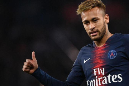 Neymar, en el Paris SG.-AFP / FRANCK FIFE