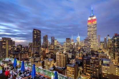 La ciudad de Nueva York en una vista panorámica.-EFE