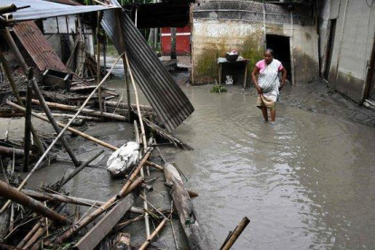 La inundaciones dejan 50 muertos en Nepal-