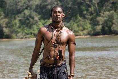 El joven actor británico Malachi Kirby encarna el personaje de Kunta Kinte en la nueva adaptación televisiva de la novela 'Raíces'.-