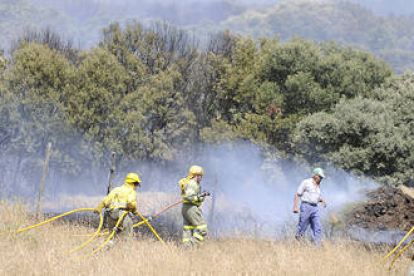 El incendio de la Sierra del Almuerzo ha sido el más grave del año este verano. / ÚRSULA SIERRA-