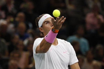 Rafael Nadal, durante su debut en París.-EUROPA PRESS