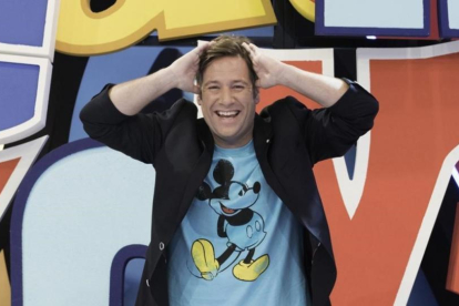 Carlos Latre, presentador del nuevo concurso familiar de Disney Channel 'Boca-Zas!'.-CESAR LUCAS ABREU