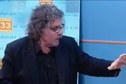 Joan Tardà, en el vídeo del 2012 en el que hizo las declaraciones sobre el 155 a Pablo Iglesias.-EL PERIÓDICO