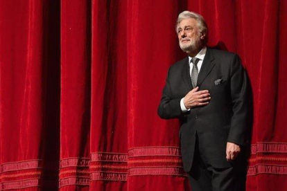 Placido Domingo, en la Ópera de Nueva York, en el 2018.-