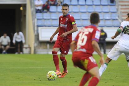 Julio Álvarez seguirá siendo baja en las filas del Numancia para visitar al Córdoba el domingo.-Diego Mayor