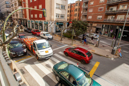 Reordenación del tráfico durante las obras de pacificación del centro de Soria. MARIO TEJEDOR (10)