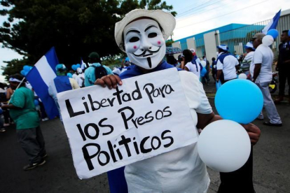 Protestas sociales en Nicaragua en contra del gobierno de Daniel Ortega.-OSWALDO RIVAS (REUTERS)