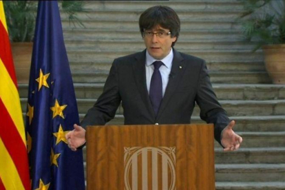 El expresident de la Generalitat Carles Puigdemont.-EFE