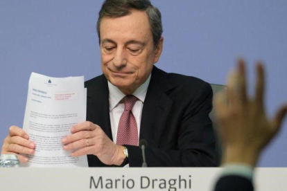 El presidente del Banco Central Europeo, Mario Draghi.-GETTY IMAGES / SEAN GALLUP