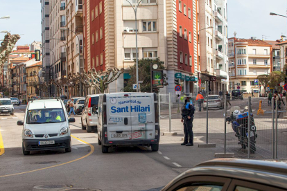 Reordenación del tráfico durante las obras de pacificación del centro de Soria. MARIO TEJEDOR