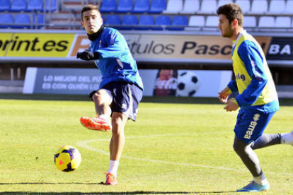 El centrocampista del Numancia, Marc Pedraza. / ÁLVARO MARTÍNEZ-