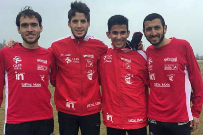 El equipo del Numantino que competirá en el cross corto senior.-Caep