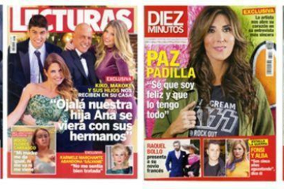 Las revistas del corazón de la semana de la Inmaculada Concepción y la Constitución.-