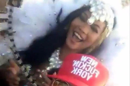 Lewis Hamilton y la supermodelo Chanel Iman, de fiesta en Barbados.-INSTAGRAM