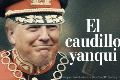 Montaje publicado por 'The Washington Post' caracterizando a Donald Trump como el dictador Pinochet.-THE WASHINGTON POST