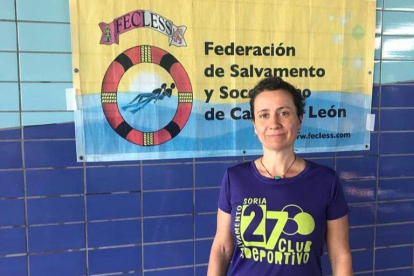 Susana Iglesias logró el récord en 50 arrastre. HDS