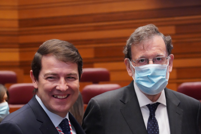Mañueco y Rajoy,