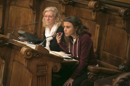 Maria Rovira, el pasado día 2, en el Ayuntamiento de Barcelona.-JOAN CORTADELLAS