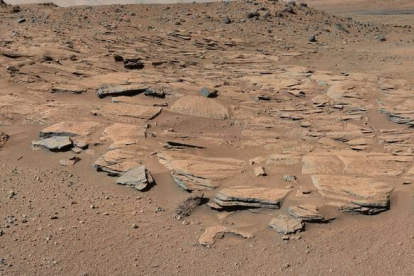 Imagen de la superficie de Marte facilitada por la NASA.-AFP