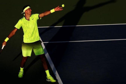 Del Potro, en su debut en el Abierto de EEUU.-GETTY