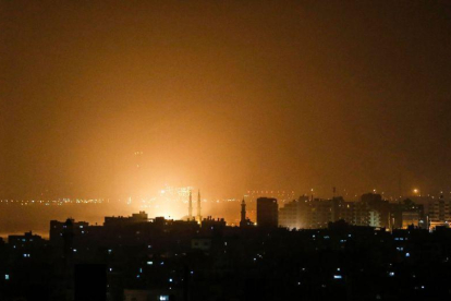 Ataques de la Fuerza Aérea de Israel en contra de Gaza.-AFP