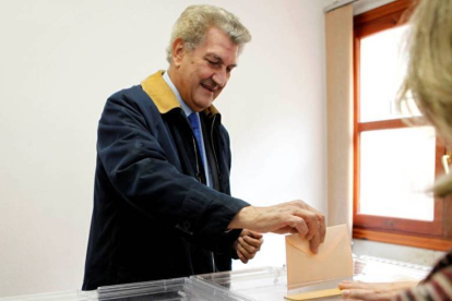 El candidato del PP al Congreso por Soria, Jesús Posada. / CONCHA ORTEGA-