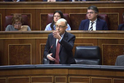 Cristóbal Montoro, en el pleno del Congreso de los Diputados.-WIMI NSDA