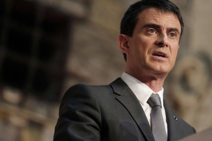 El Primer Ministro, Manuel Valls, durante un discurso del pasado mes de febrero.-Foto: CHARLY TRIBALLEAU / AFP