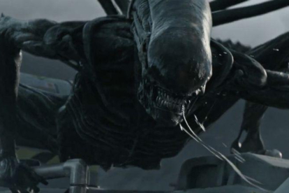 Una imagen del nuevo tráiler de 'Alien: Covenant'.-