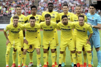 Once del Villarreal en el amistoso de pretemporada ante el Braga del pasado día 30 de julio.-ALEXANDRE RIBEIRO / EFE