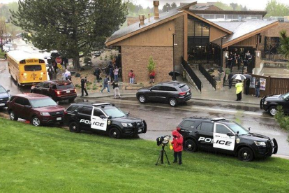Un tiroteo en un centro escolar de EEUU.-AP