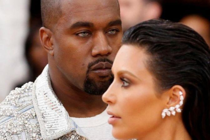 Kanye West y Kim Kardashian.-REUTERS / LUCAS JACKSON