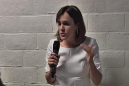 -Laura Martínez, representante de la embajada española en Bélgica que intervino en el debate del Diplocat.