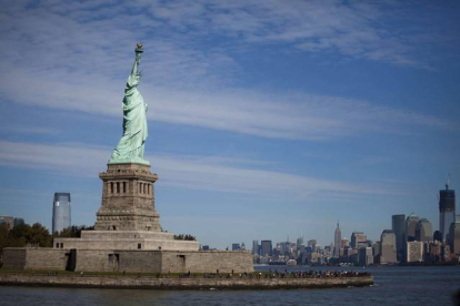 La Estatua de la Libertad, en una foto de archivo.-Foto: MICHAEL NAGLE / AFP