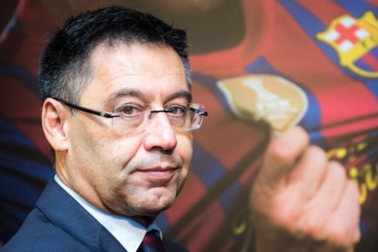 El presidente del Barça, Josep Maria Bartomeu.-ROBERT RAMOS