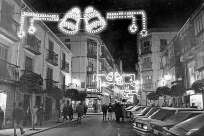 Año 1991, Luces de Navidad en Soria - Ana Isla