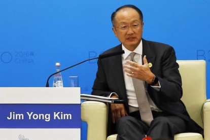 Jim Yong Kim, este sábado en la cumbre del G-20.-NARENDRA SHRESTHA