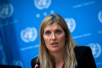 La directora ejecutiva de ICAN, Beatrice Fihn.-JEWEL SAMAD / AFP