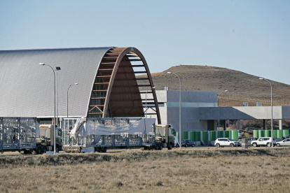 Imagen reciente de la planta de Resinas Naturales en Almazán, que acaba de ser ampliada.-M.T.