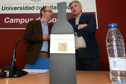 Ibáñez (i) y García-Medall en la presentación ayer.-Álvaro Martínez
